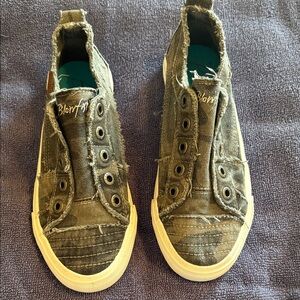 Blowfish Distressed camouflage Slip-On Sneakers